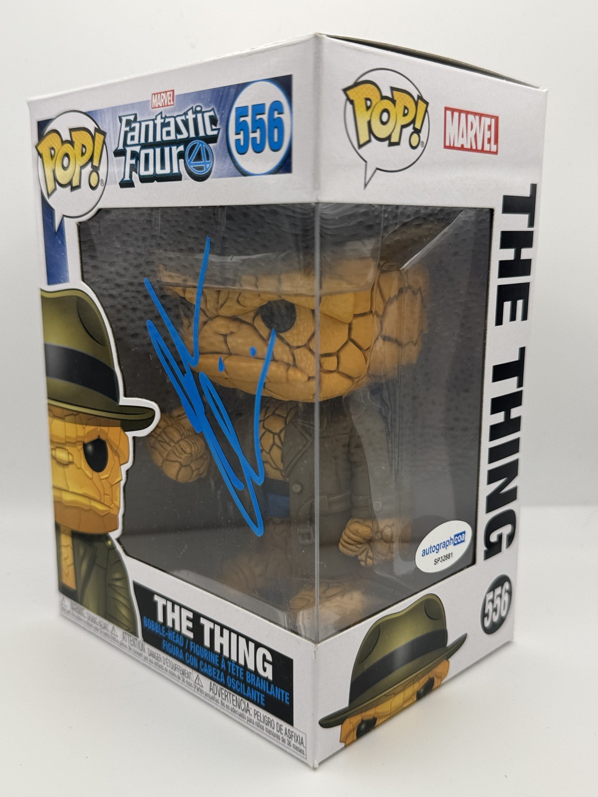 Michael Chiklis “Fantastic Four” AUTOGRAPH Signed ‘The Thing’ 556 Funko Pop ACOA