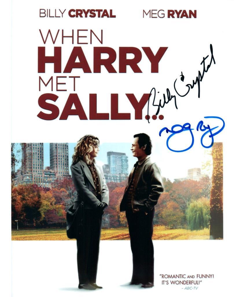 Billy Crystal Meg Ryan autographed 8×10 signed Photo Picture with COA